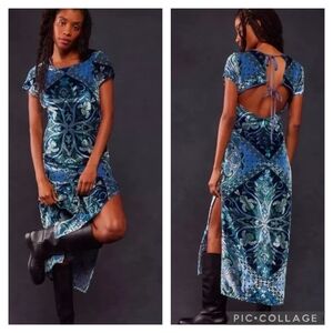 Free People Iris velvet maxi